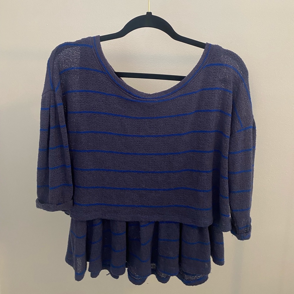 Striped Anthropologie Top